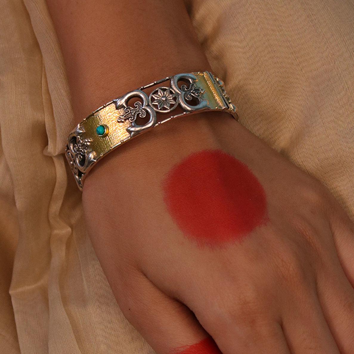 shubha valaya silver bangle by moha