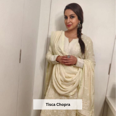 tisca chopra wearing ahir silver earrings by moha