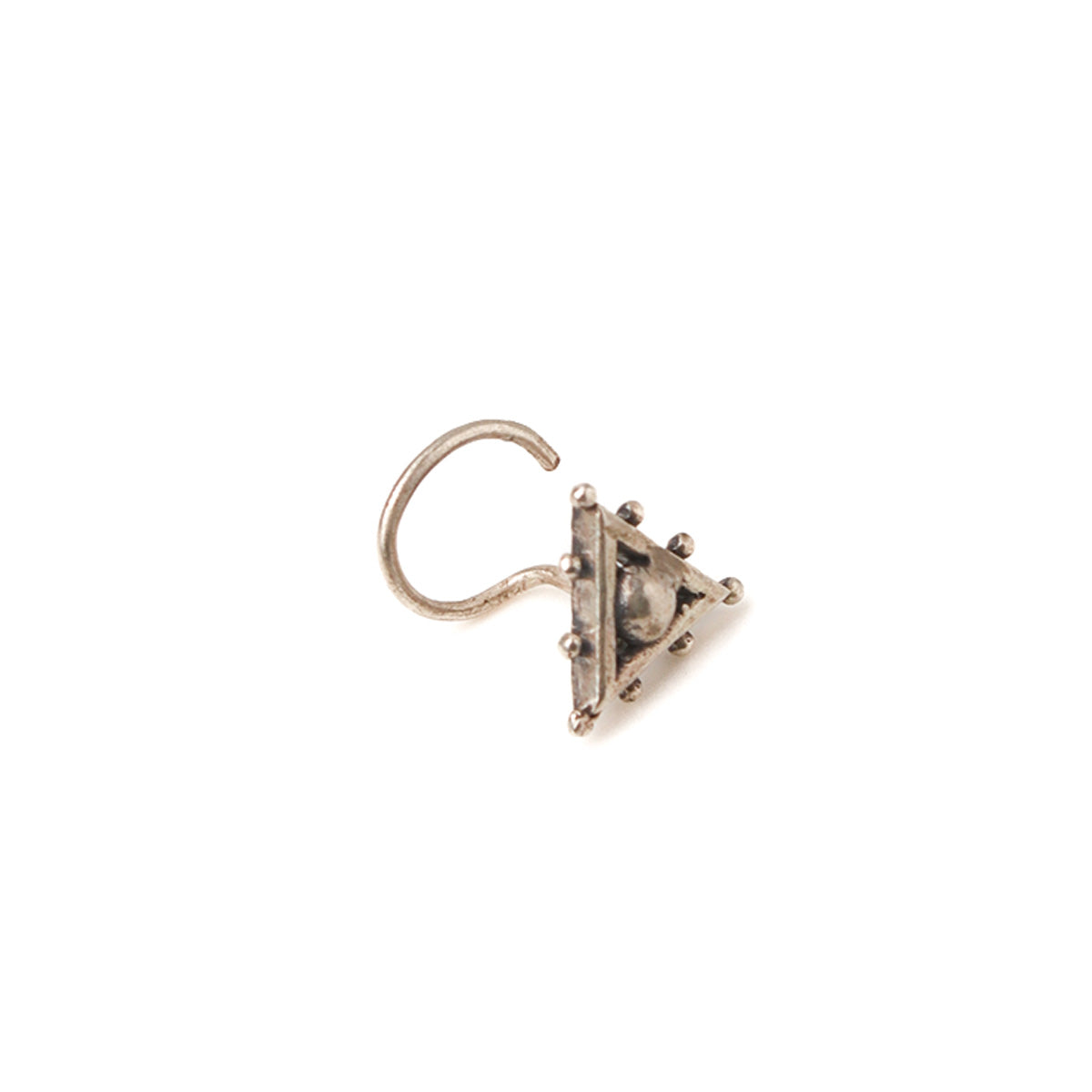 trisha silver nosepin pierced by moha