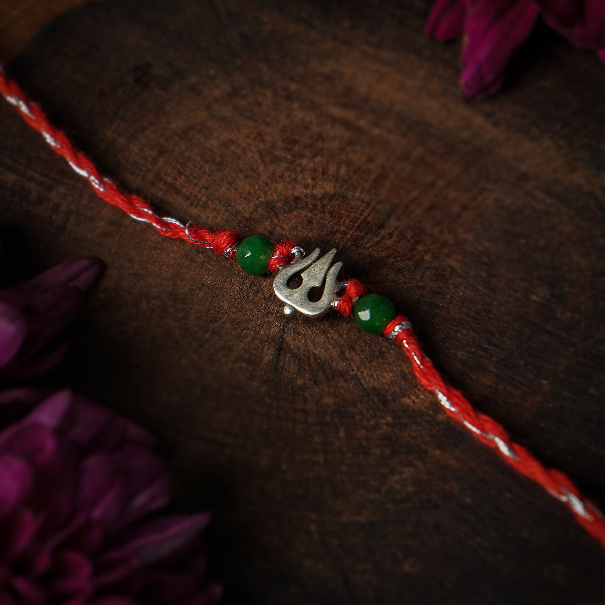 trishul silver rakhi by moha