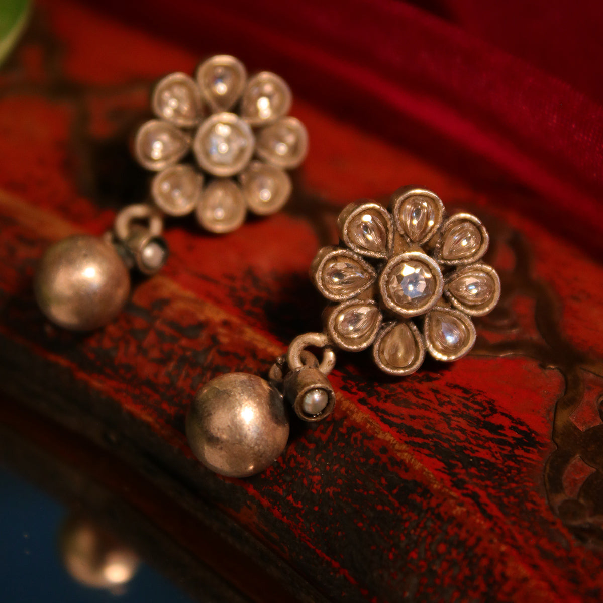 Meher Silver Earrings By MOHA