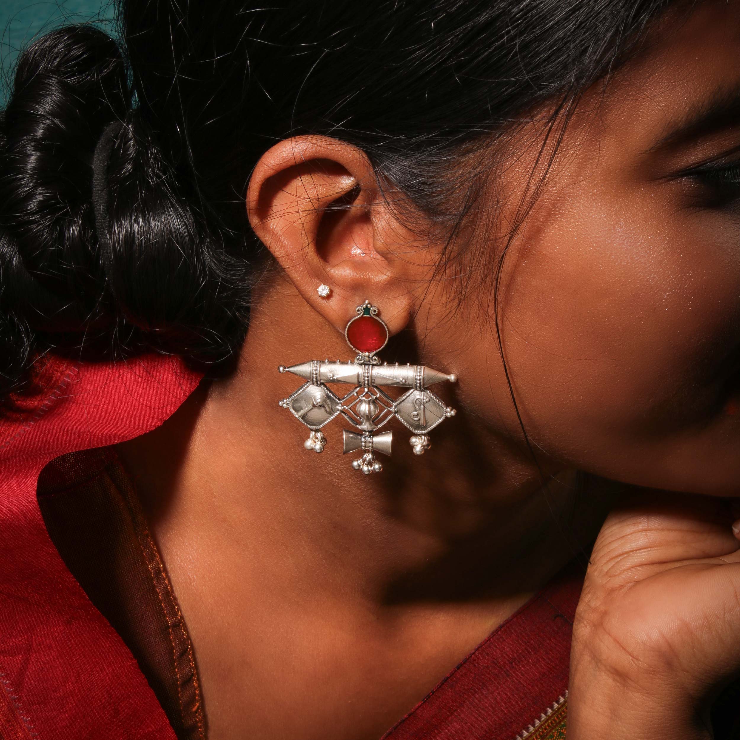 yogini silver earring by moha