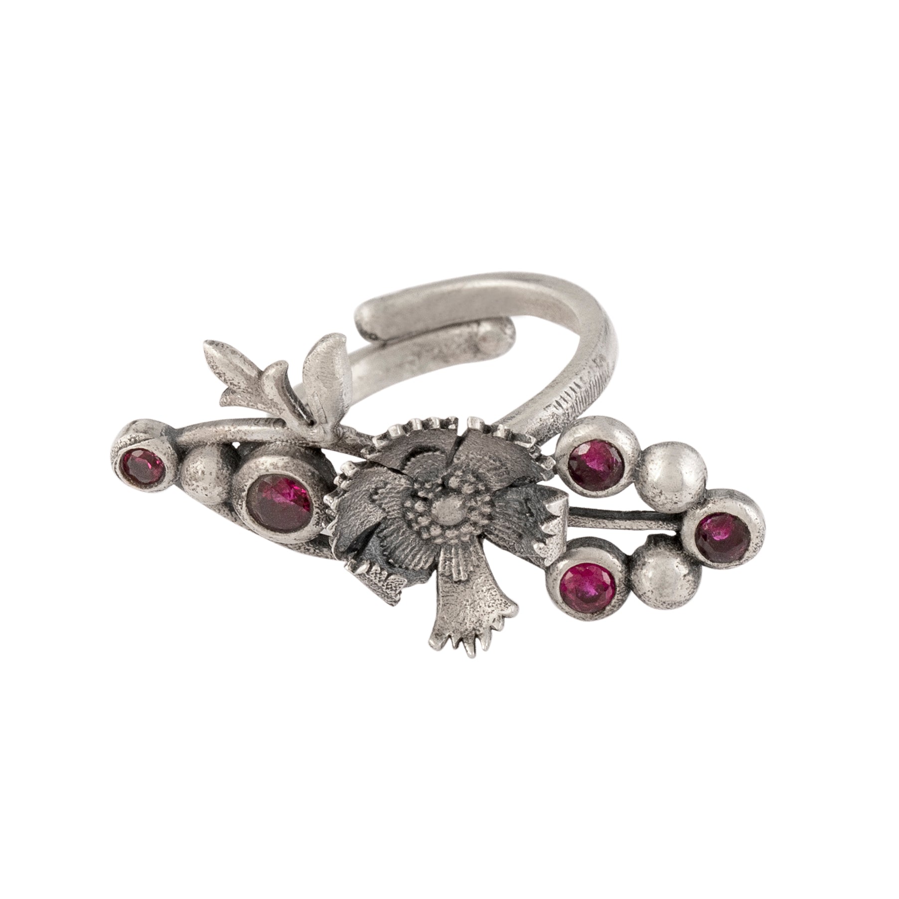 William Morris - Compton Silver Finger Ring by Moha