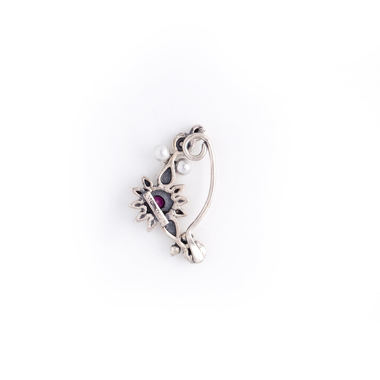 gul silver nath clip on left by moha
