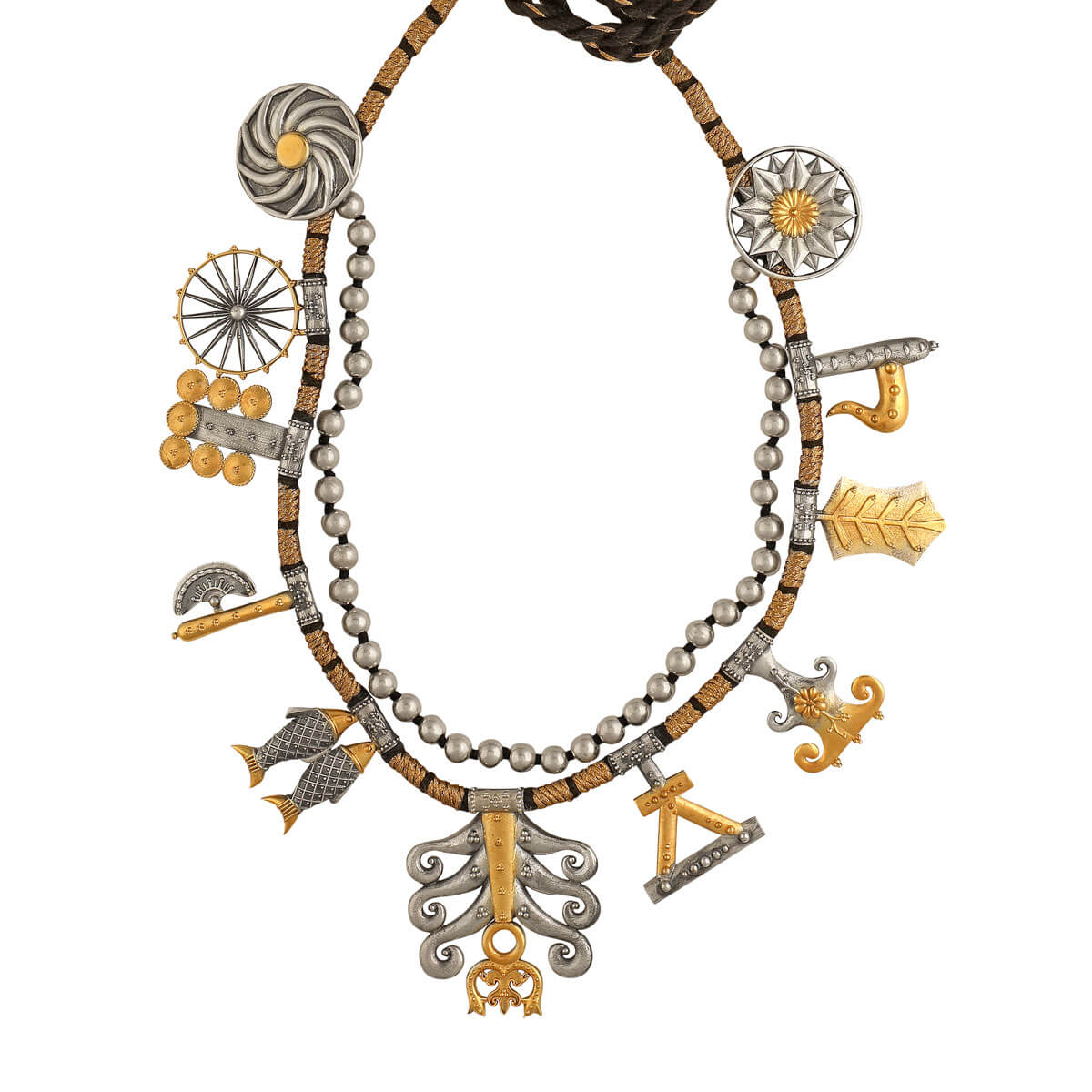 bodhi mangala necklace dual toned by moha