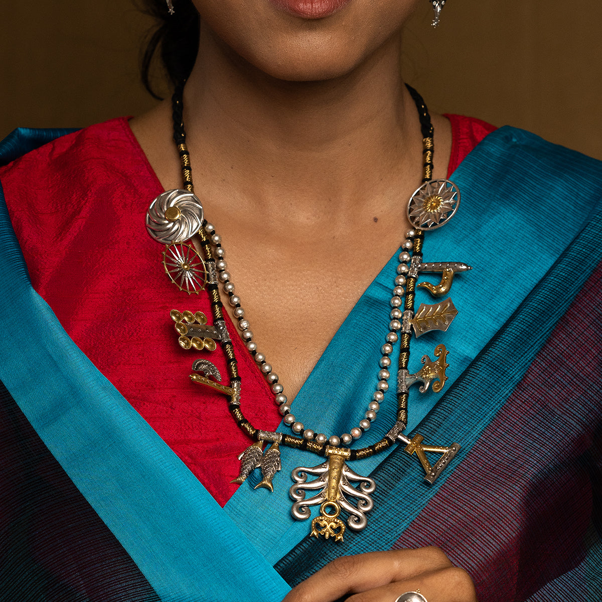 bodhi mangala necklace dual toned by moha
