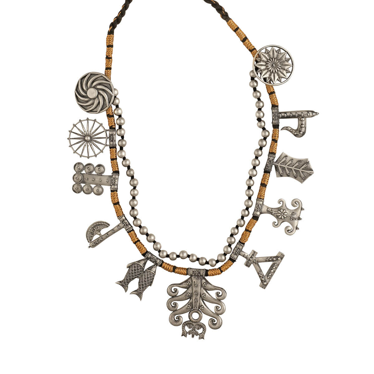bodhi mangala silver necklace by moha