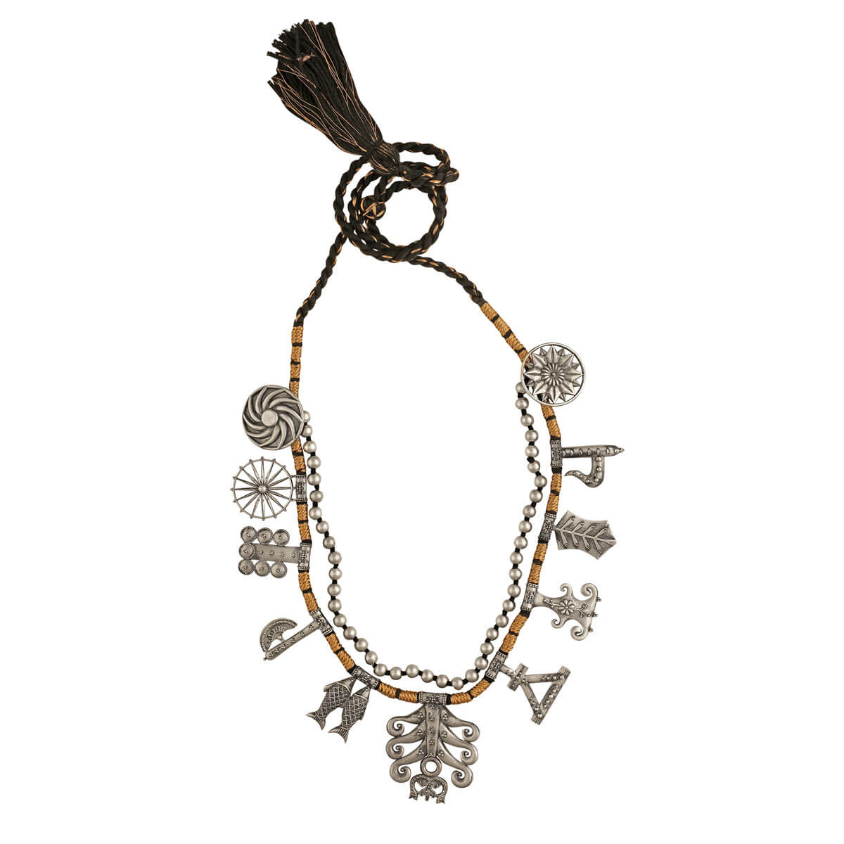 bodhi mangala silver necklace by moha