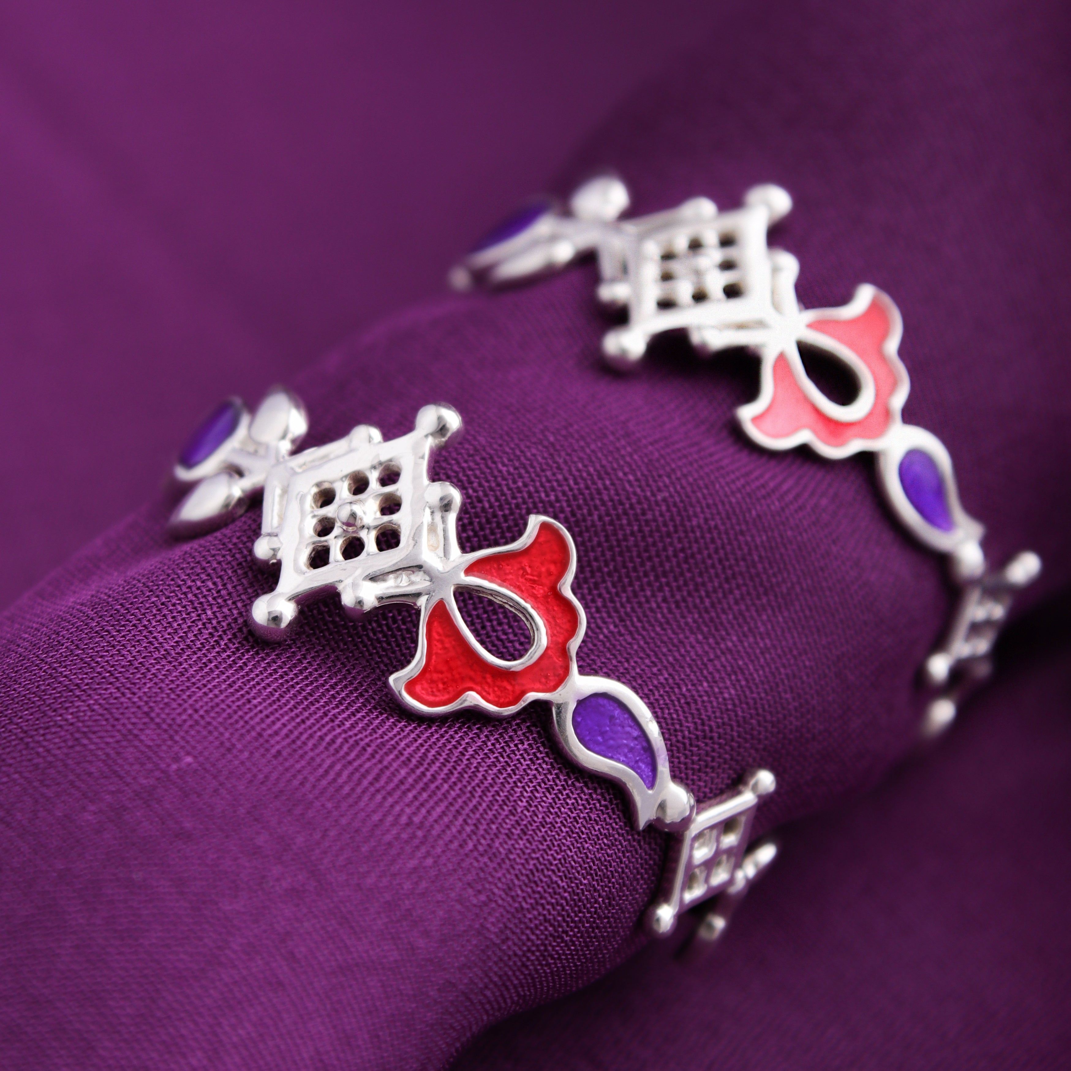 buti hoop silver earrings by moha