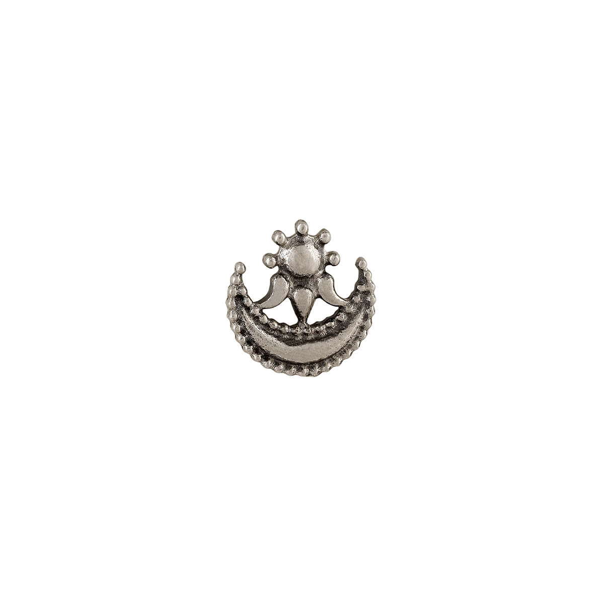 chand silver nosepin piercing by moha