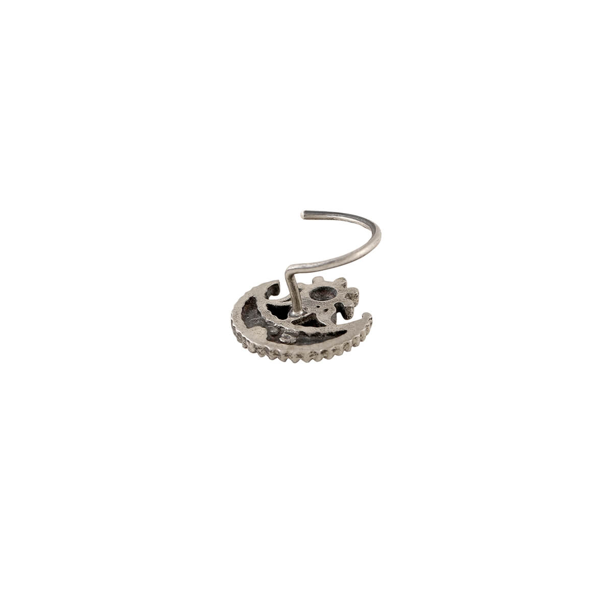 chand silver nosepin piercing by moha
