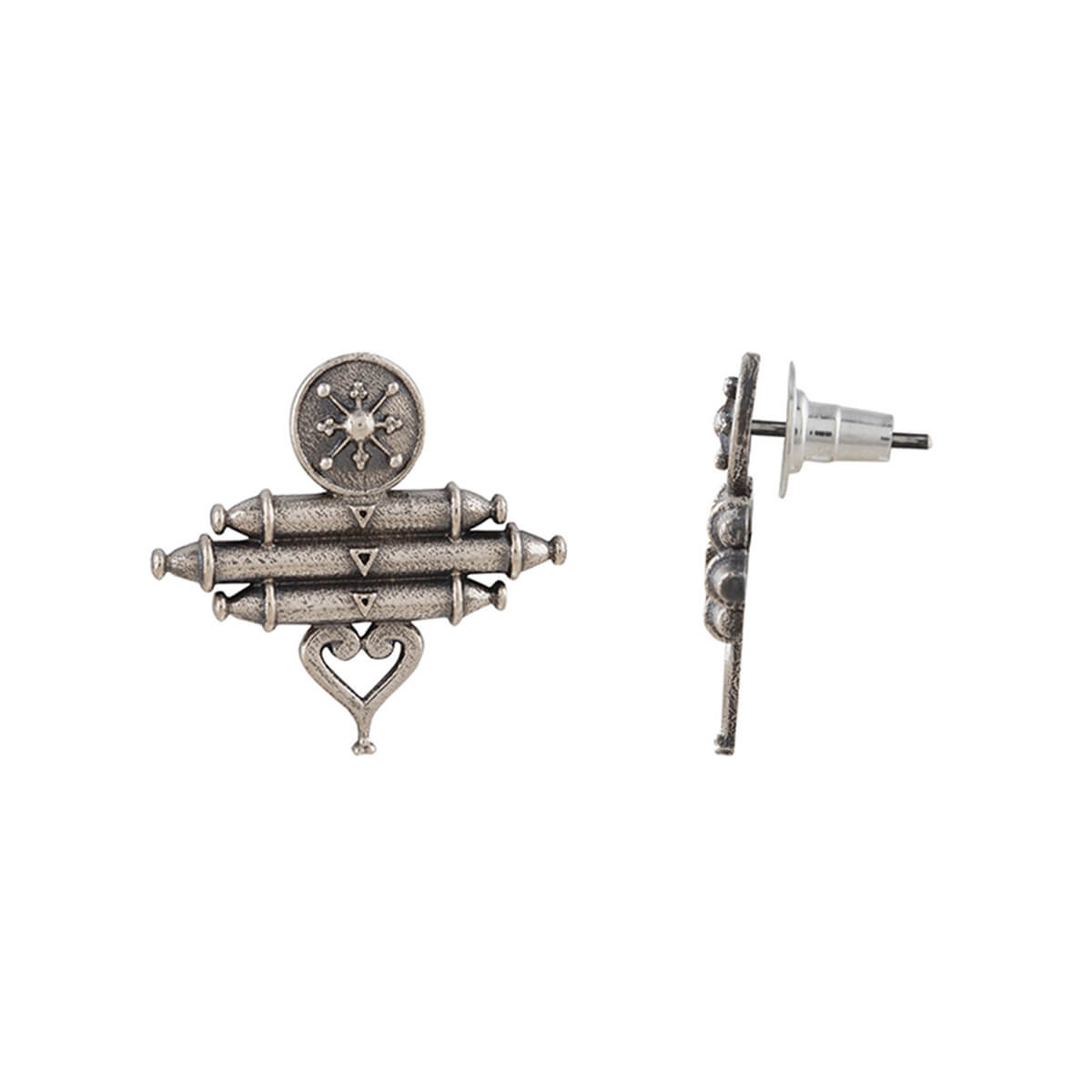Dhaal Silver Earrings