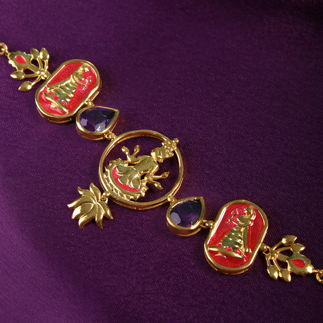 gopi krishna silver choker necklace by moha