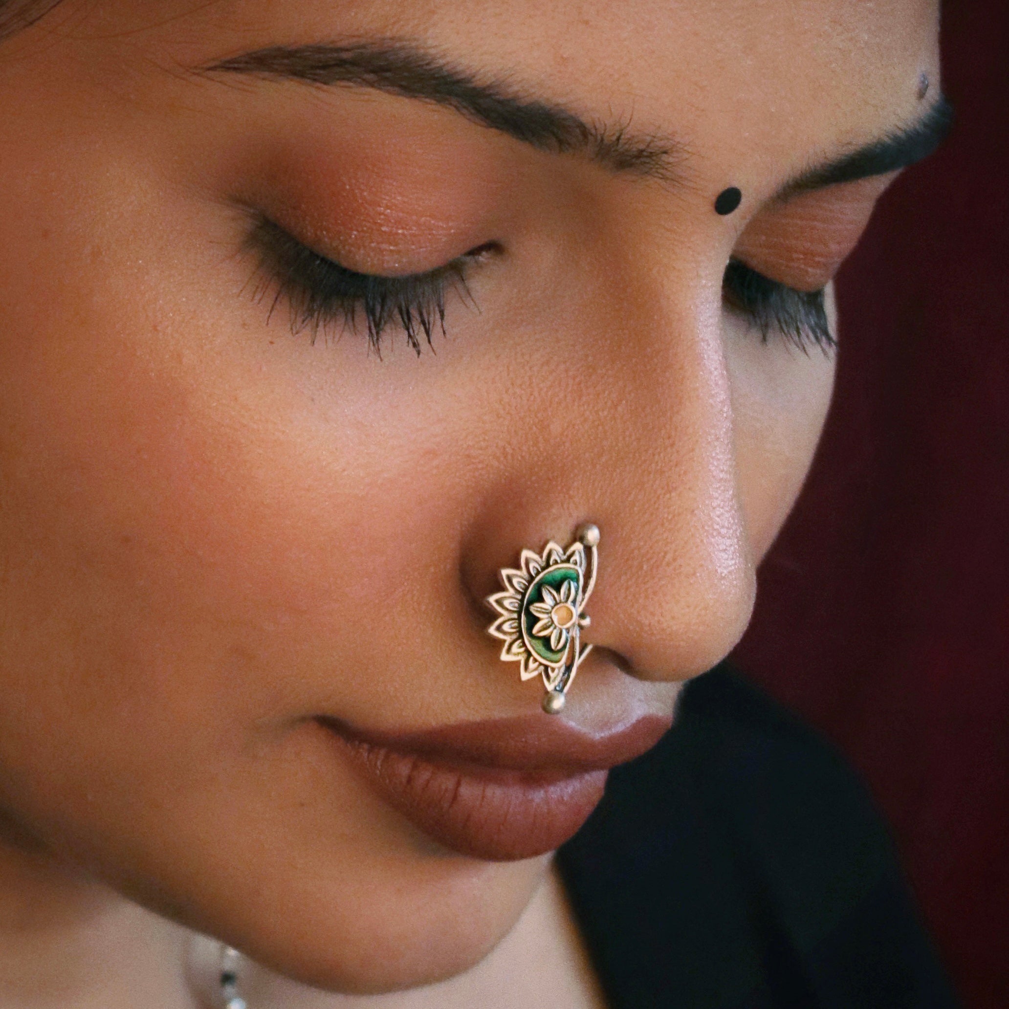 kanna silver nath pierced right by moha