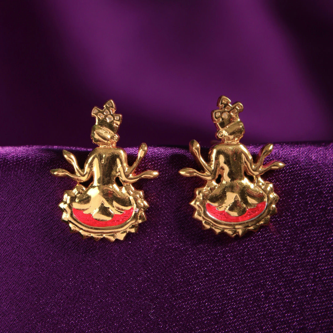 kian silver earrings top by moha