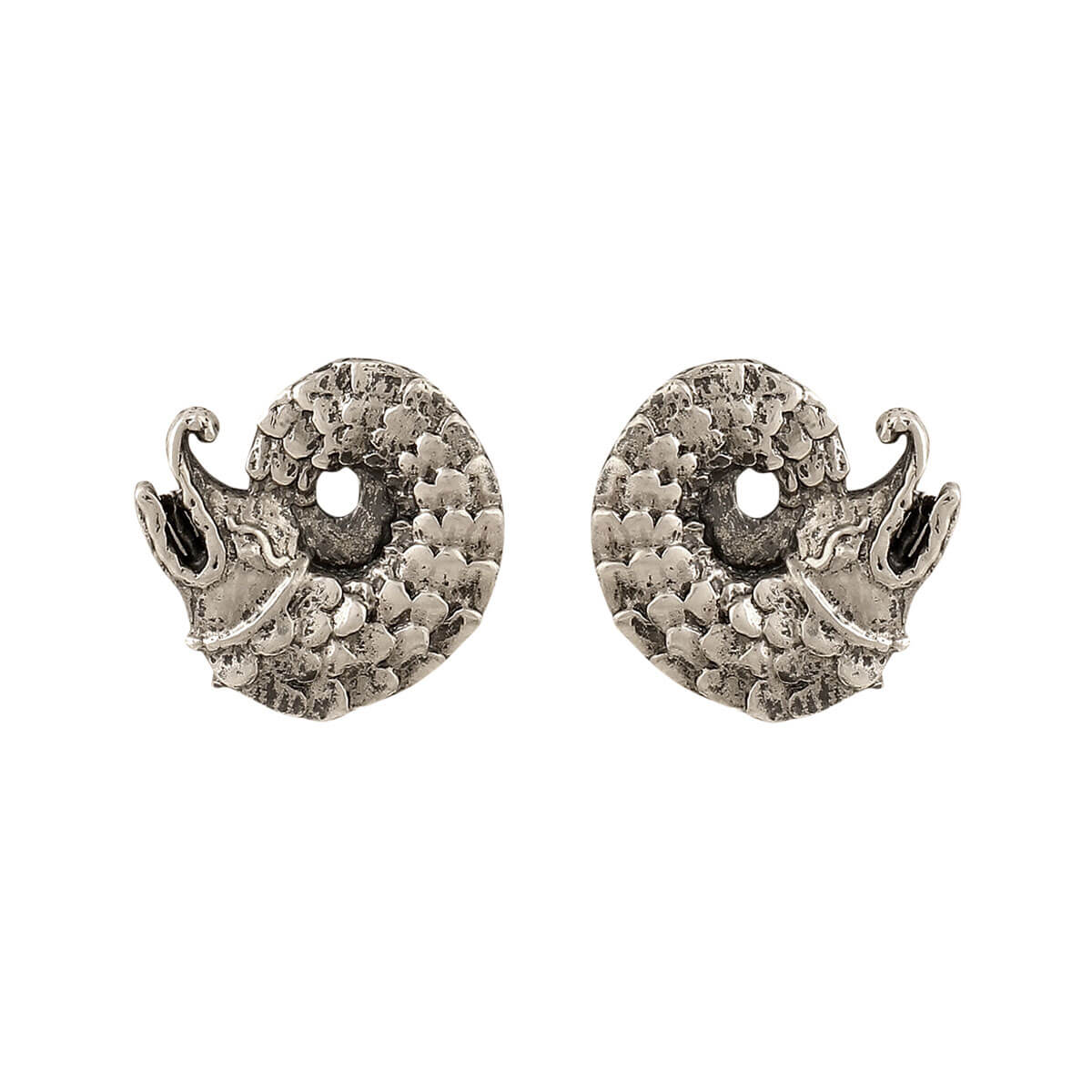 Makara silver Earring