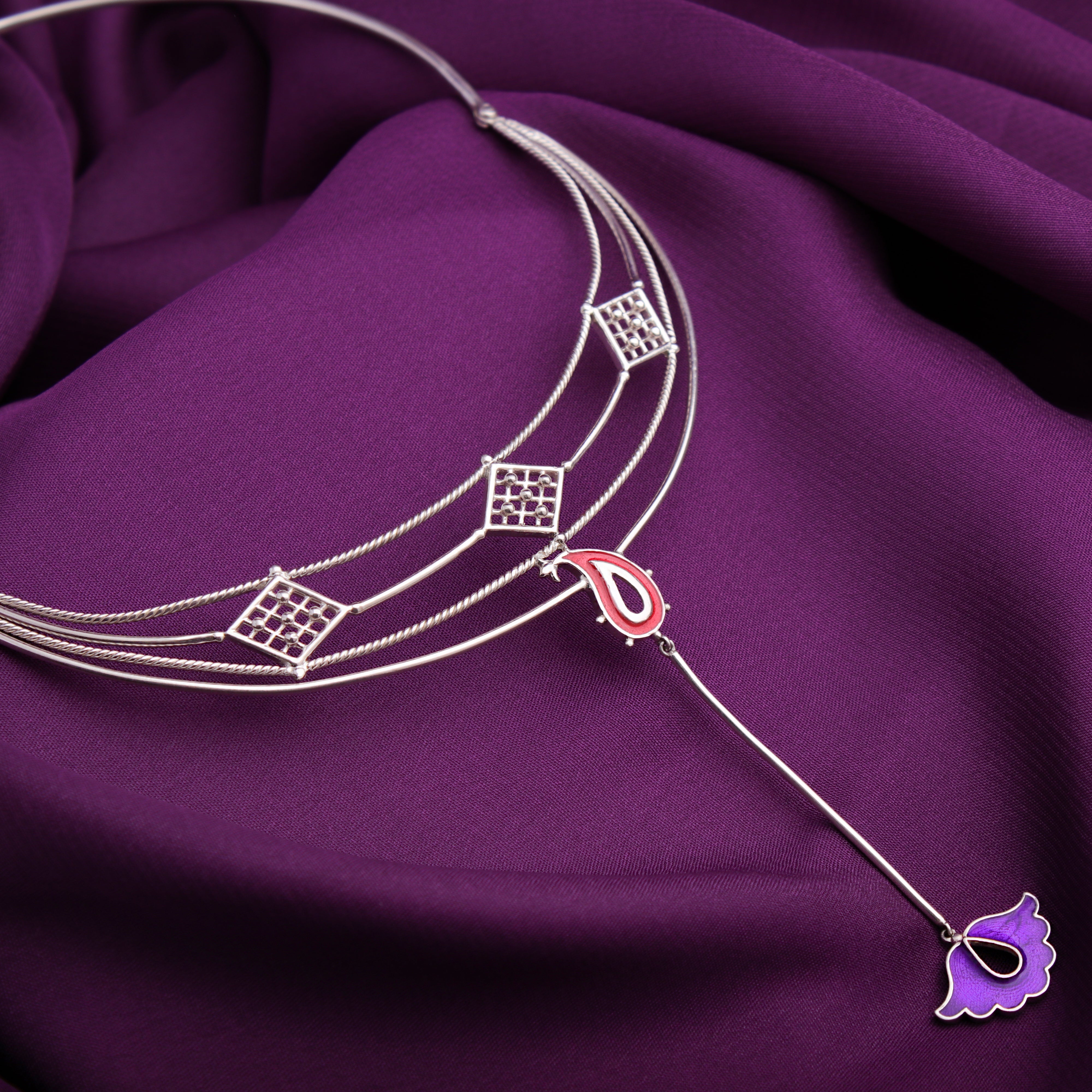 paisley silver hasli by moha