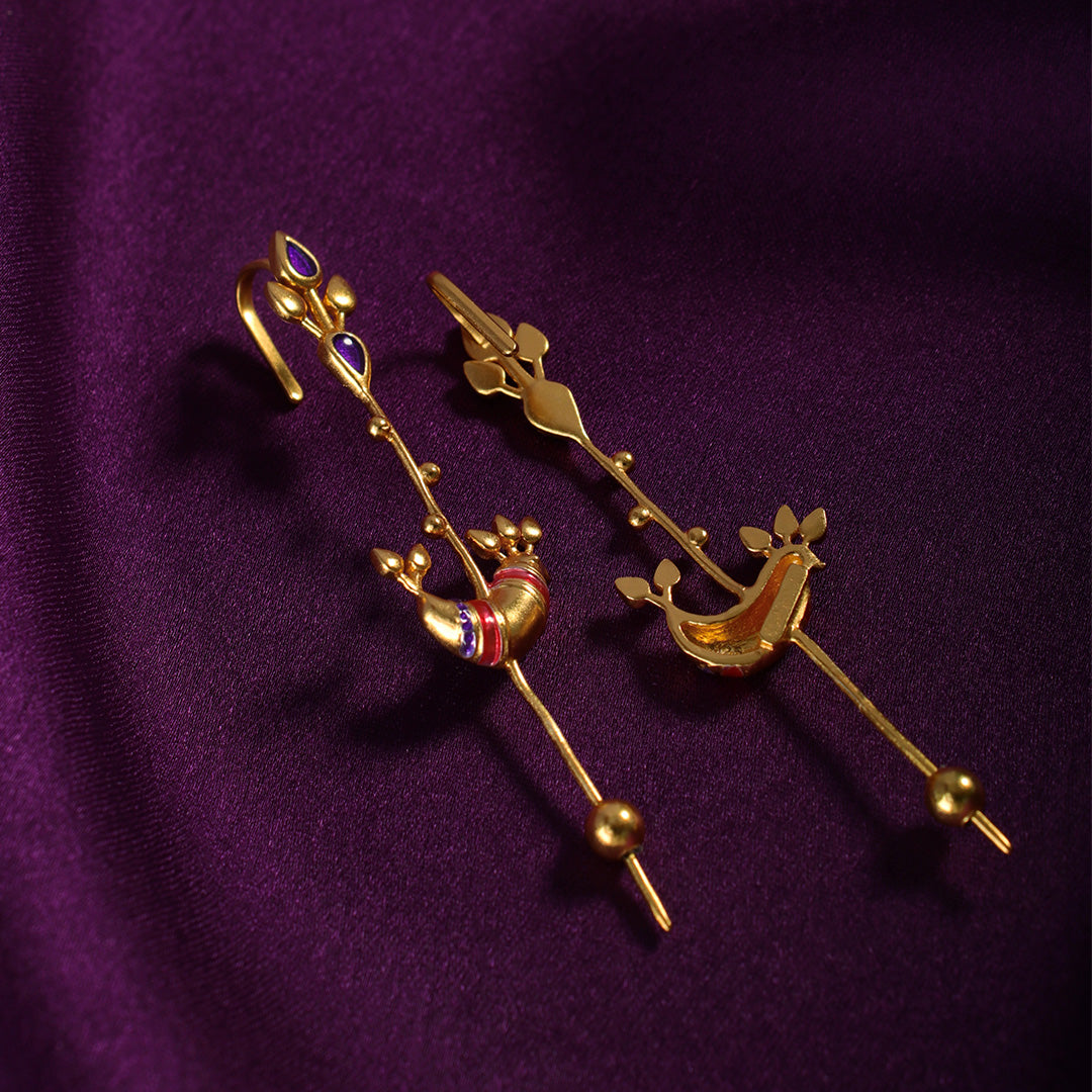 Pakhi Silver Earcuffs By Moha