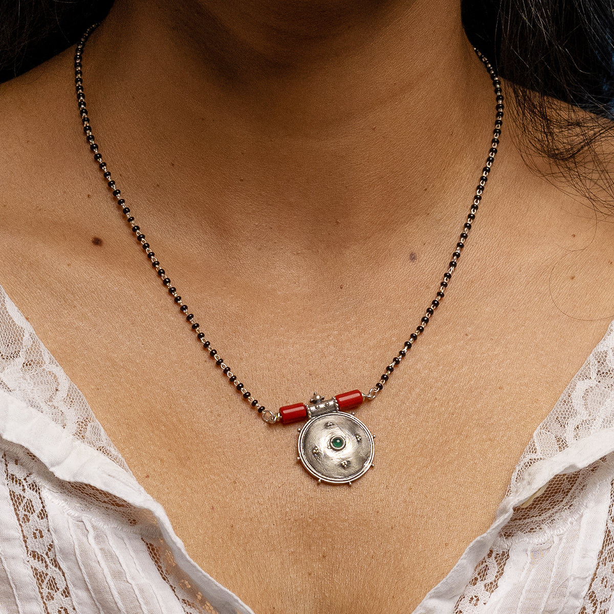 Puthali Silver Mangalsutra