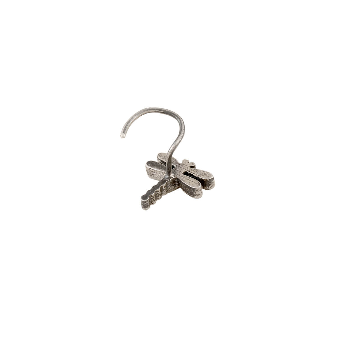 queenfly silver nosepin piercing by moha
