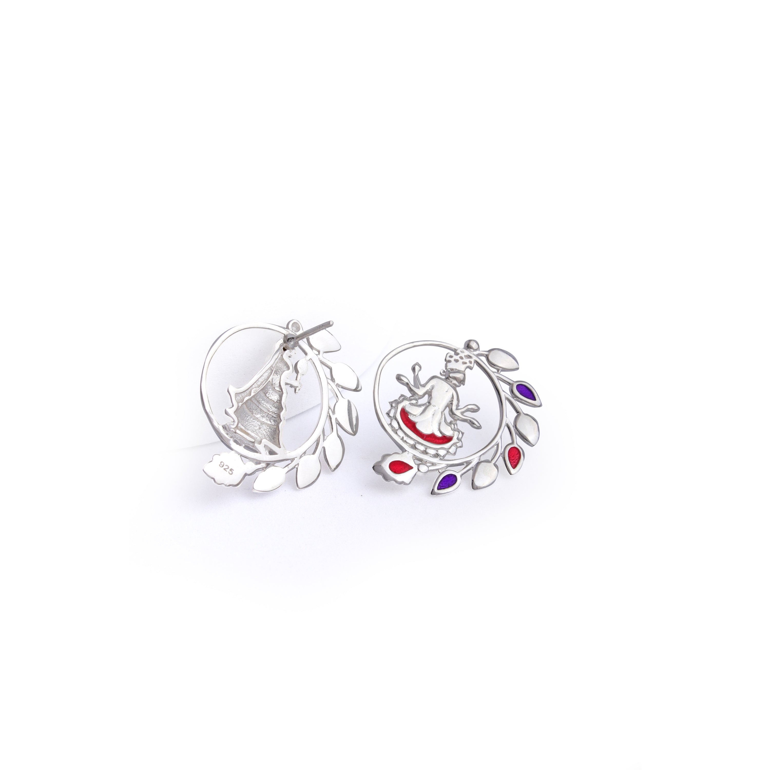 radhe shyam silver earrings by moha