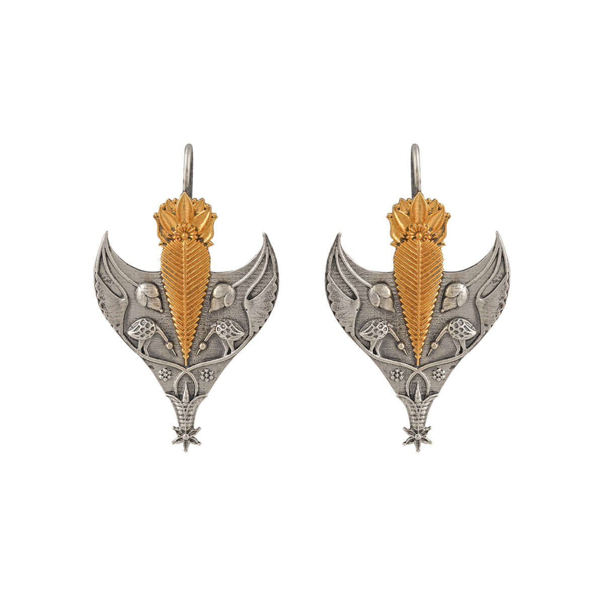 Sarovar Krida Silver Earring