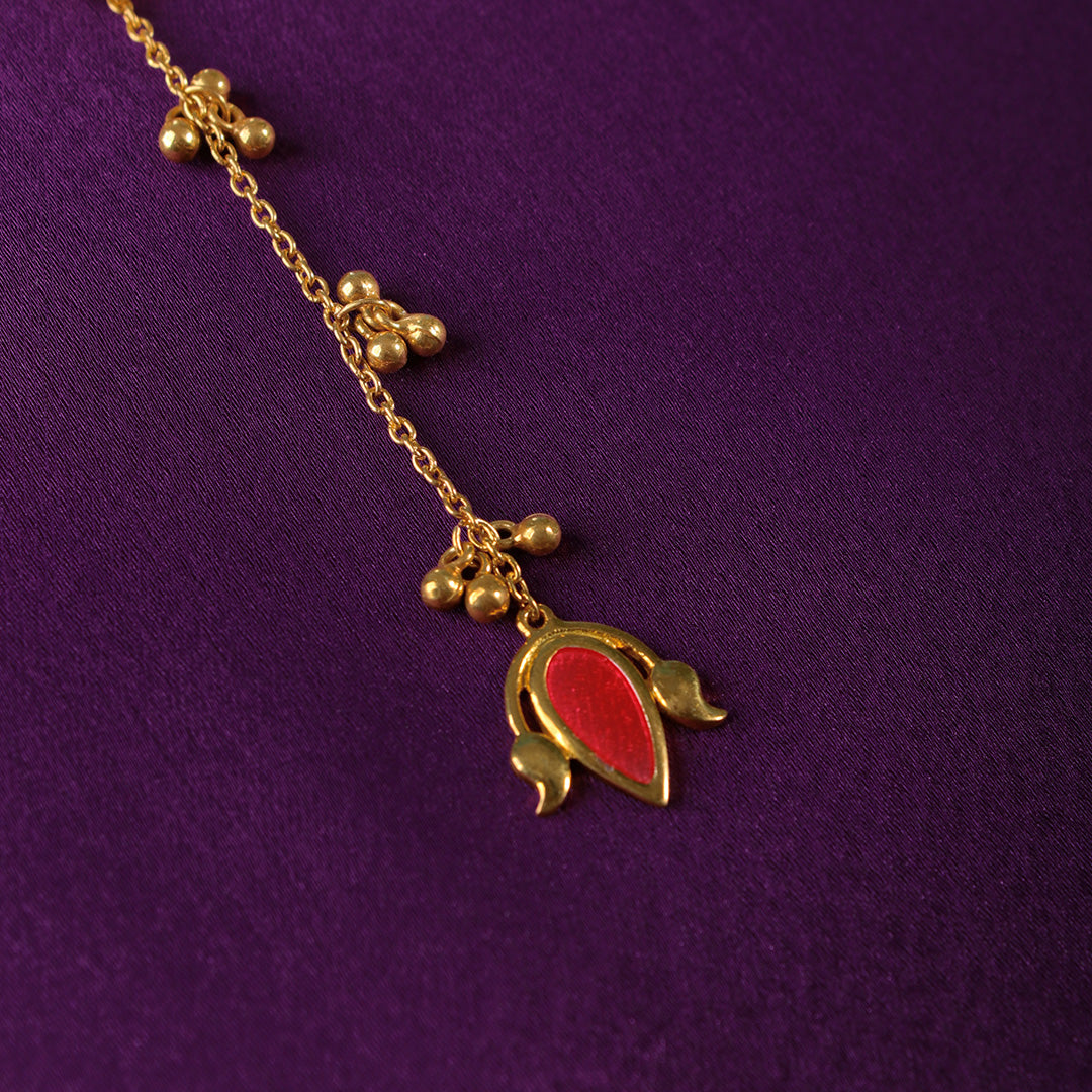 Shasha 3 Layer Silver Necklace By Moha