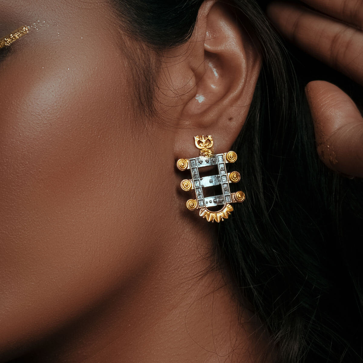 Phalak Silver Earrings