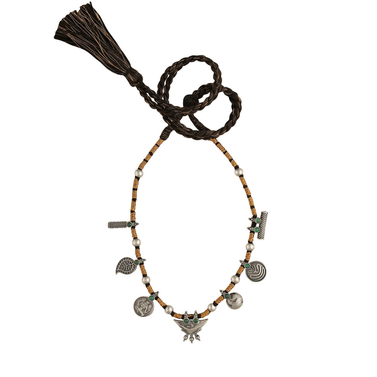 uroo silver necklace by moha