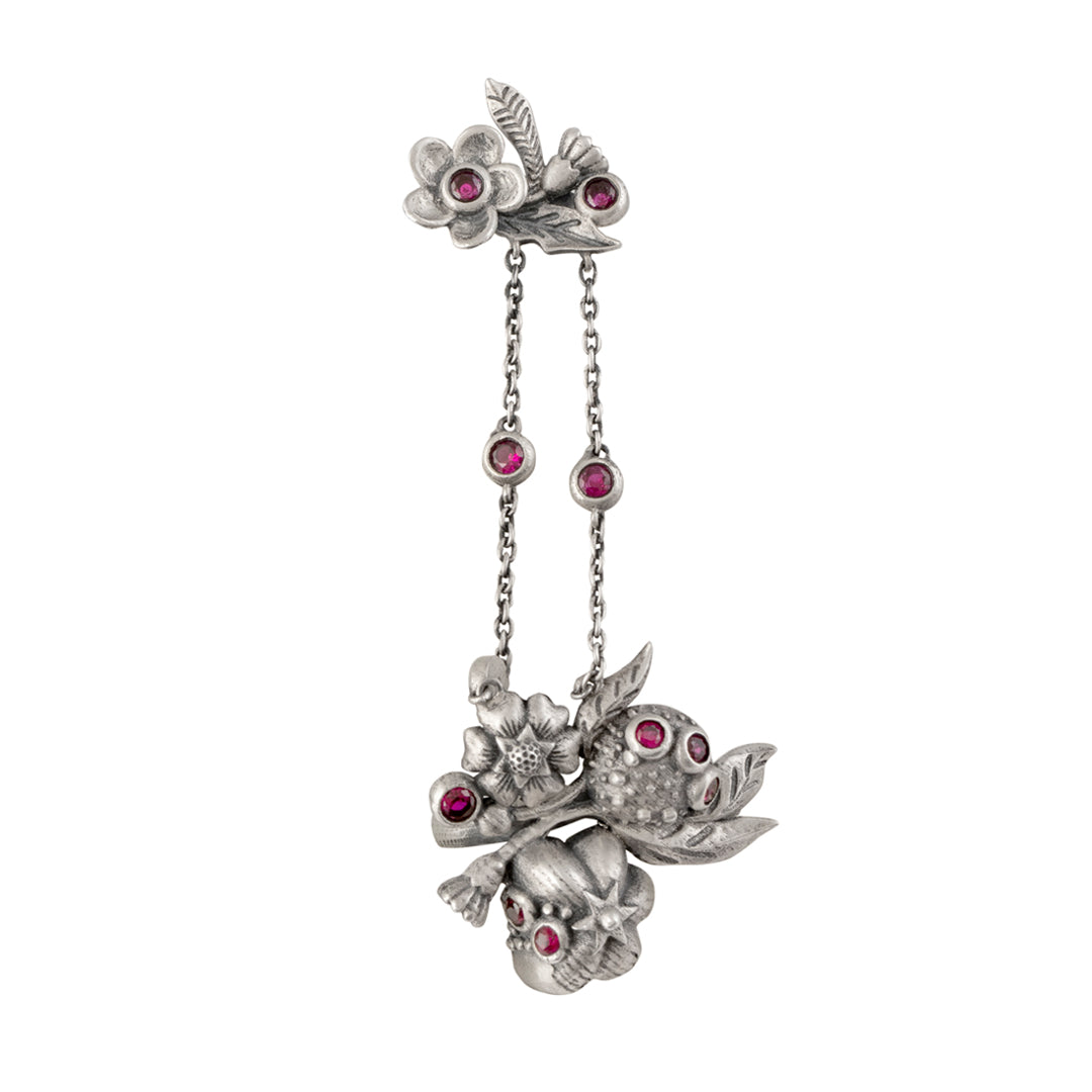 William Morris - Blossom Bunch Silver Finger Ring by Moha