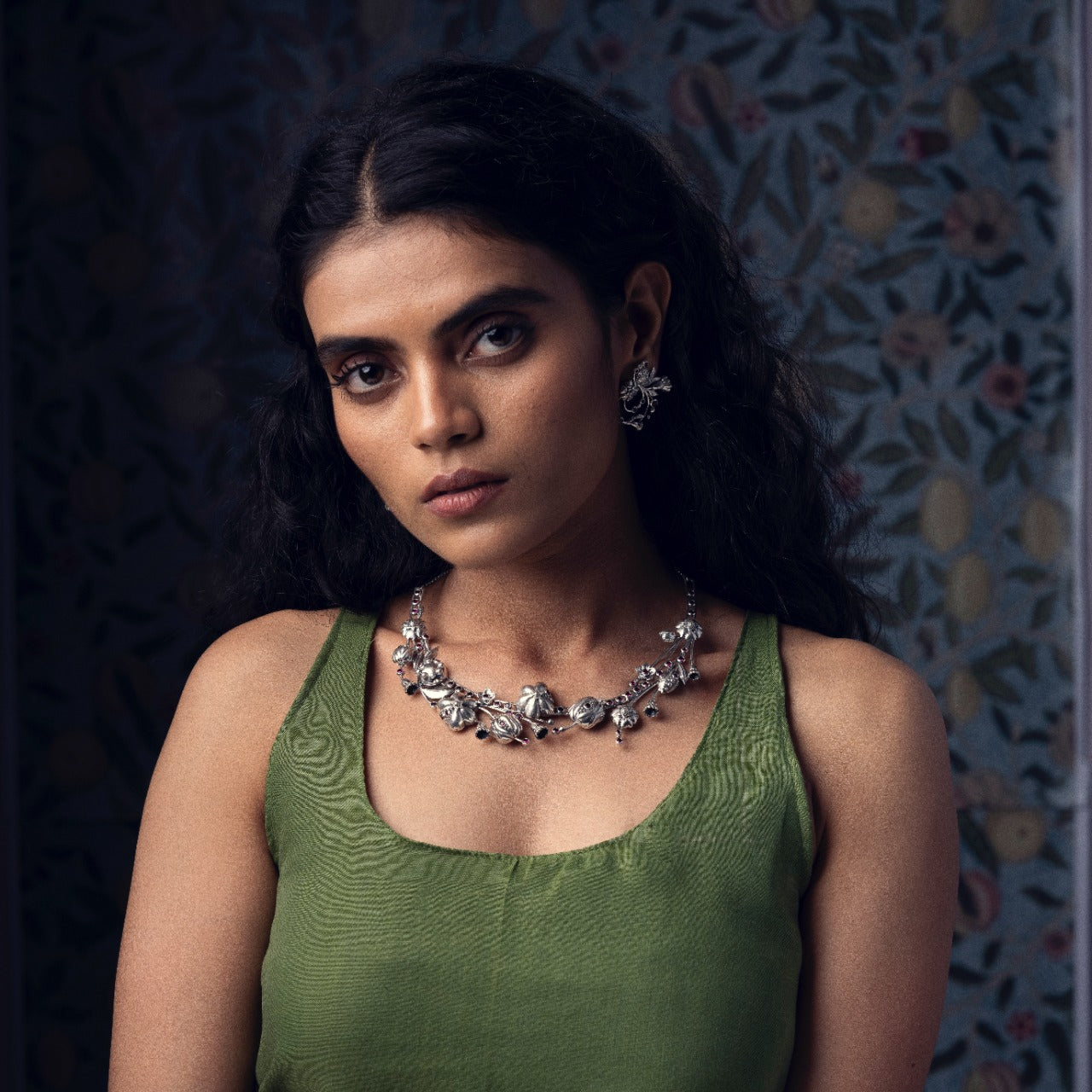 William Morris - Blossom Silver Necklace by Moha