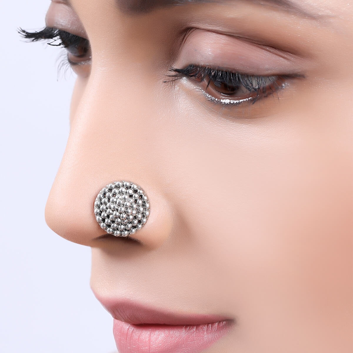 yami silver nosepin piercing by moha