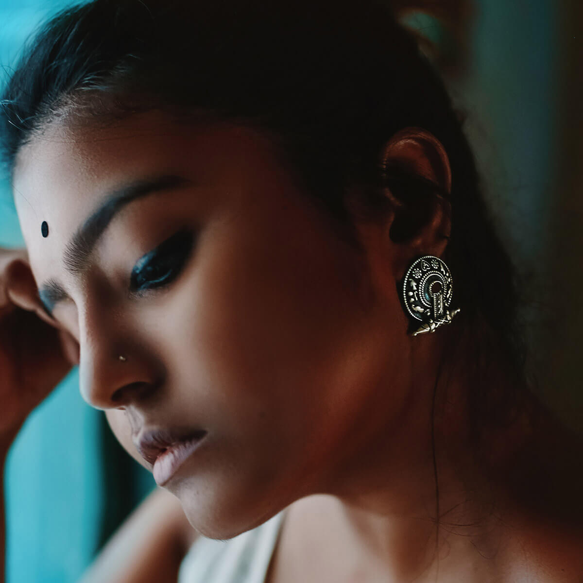 akota silver earrings by moha