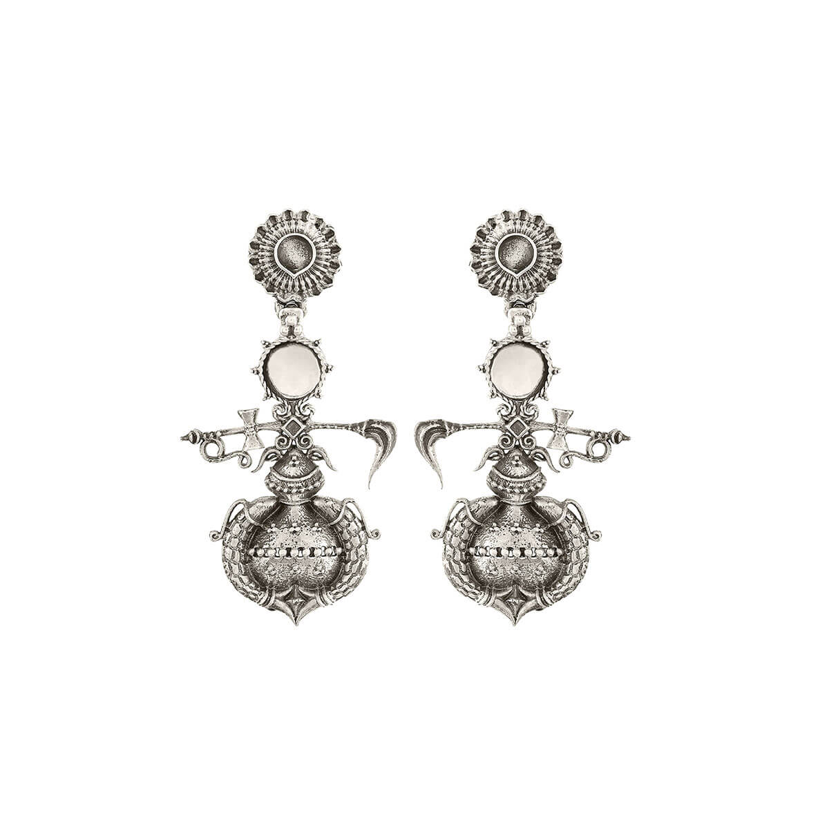 amarta silver earring big by moha