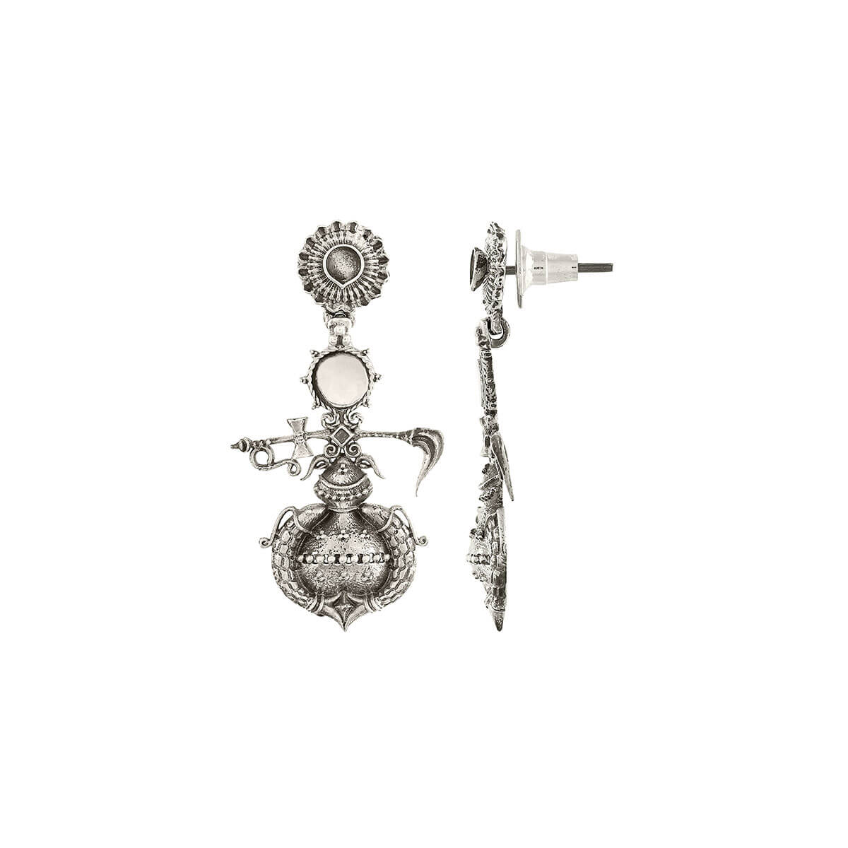 amarta silver earring big by moha