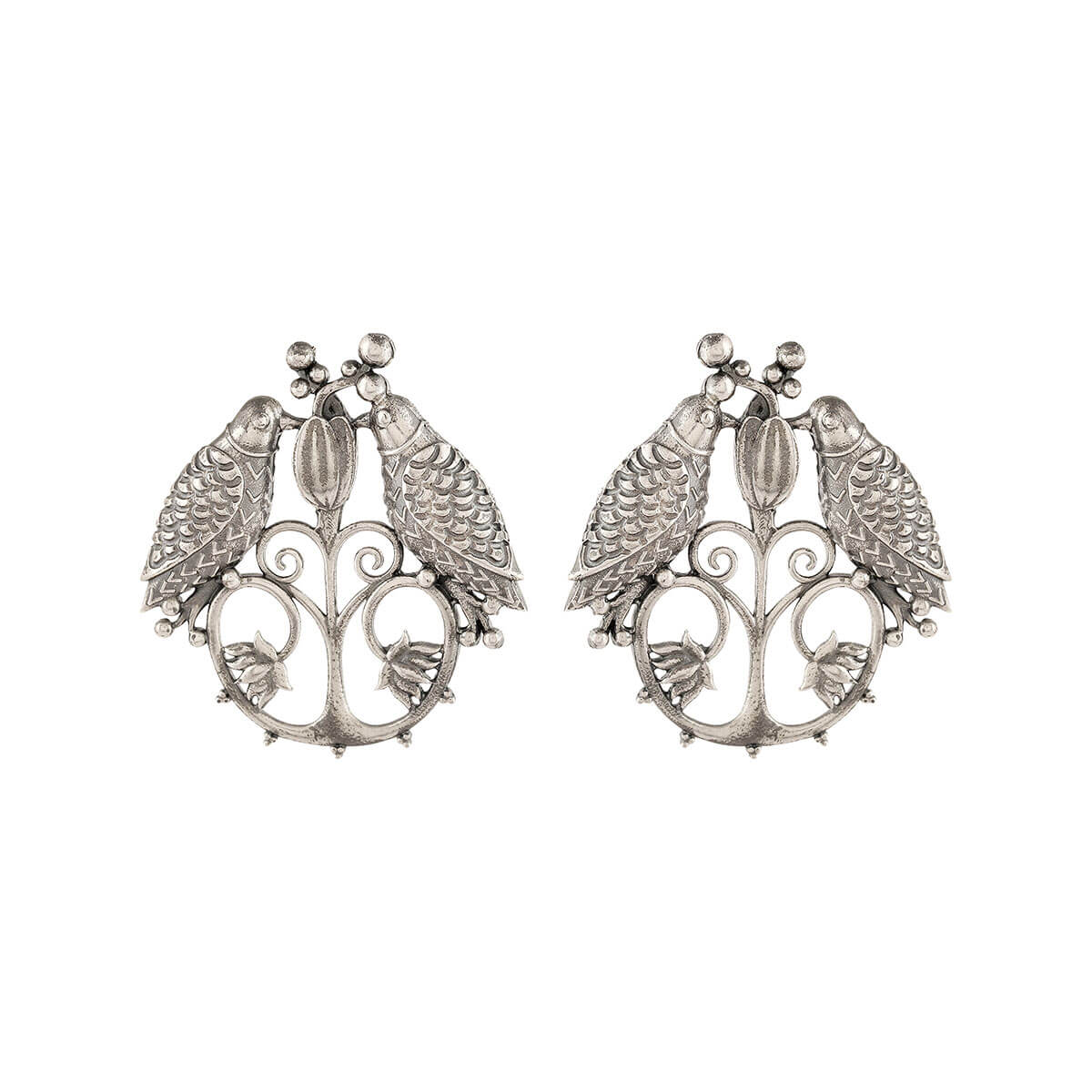 bulbul silver earrings by moha