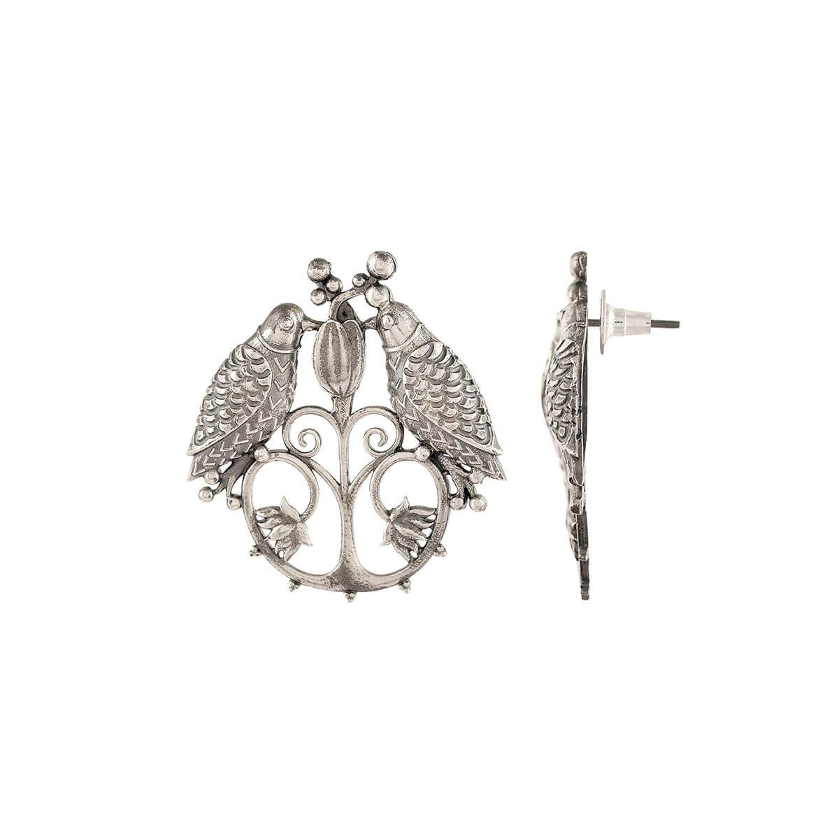 bulbul silver earrings by moha