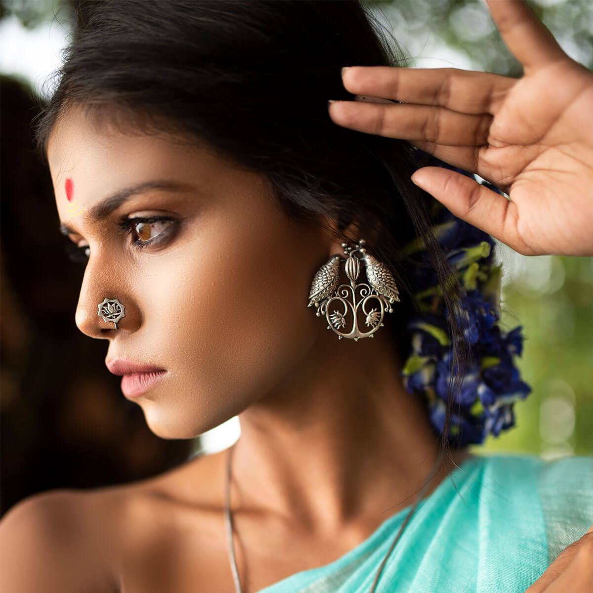 bulbul silver earrings by moha