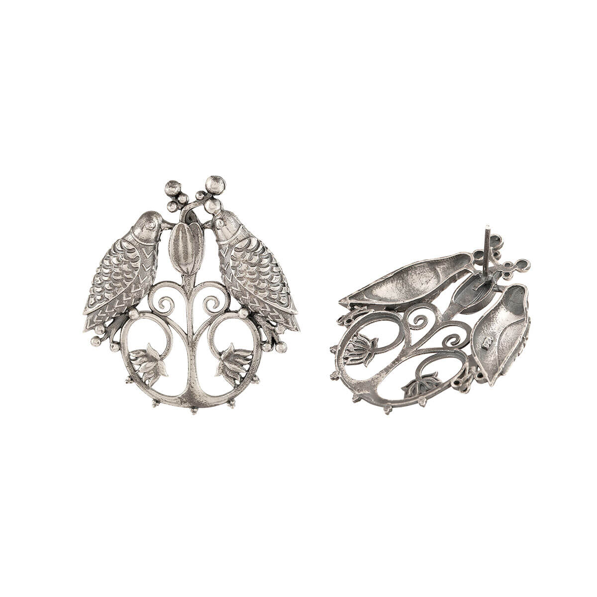 bulbul silver earrings by moha