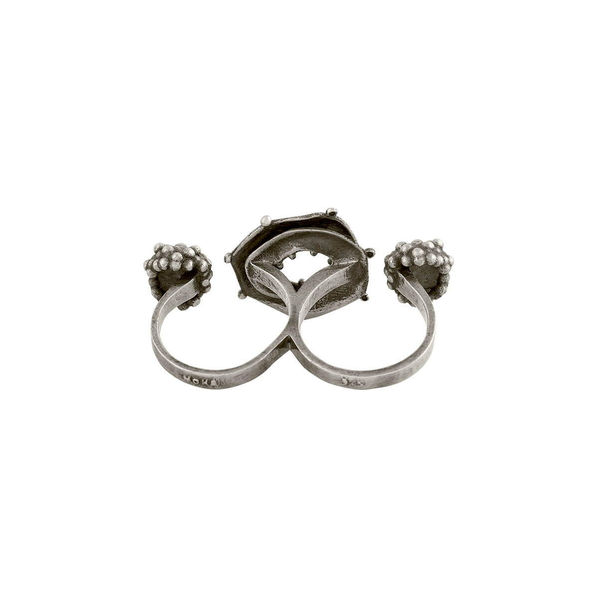 cosmos balance silver finger ring by moha