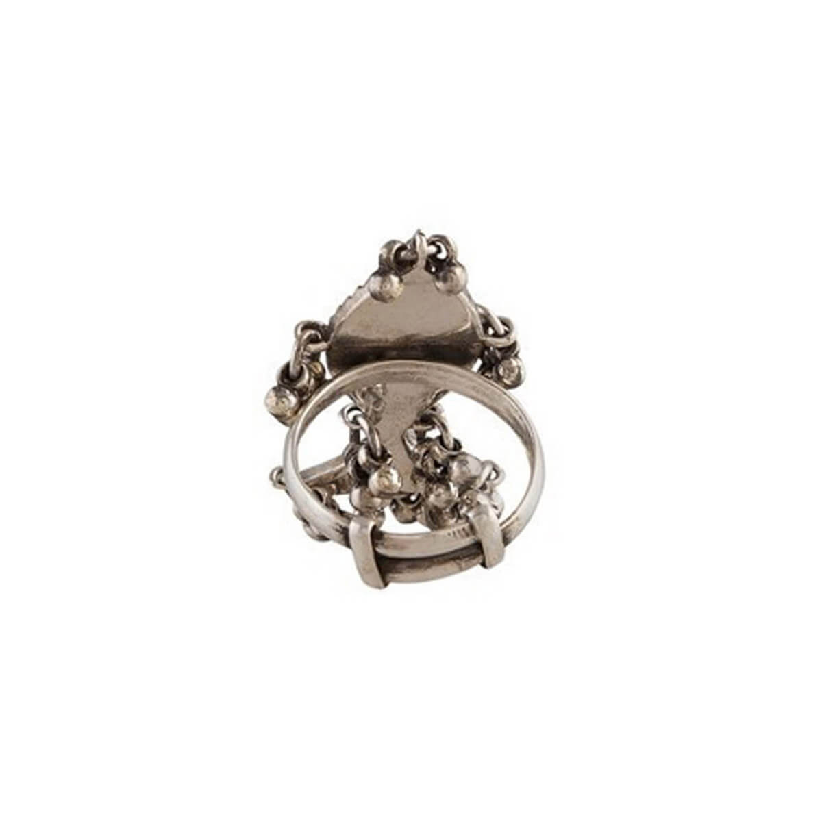 fish nupur silver ring