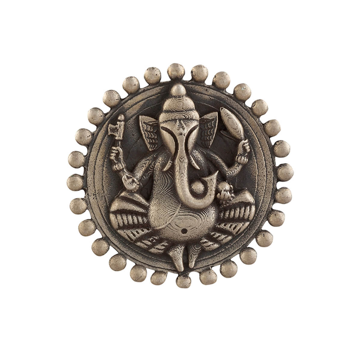 ganesha silver finger ring by moha
