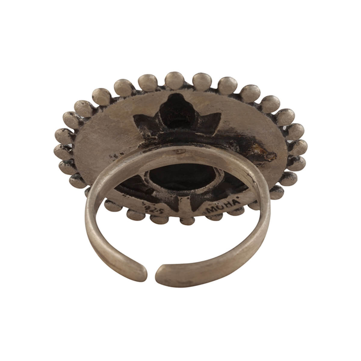 ganesha silver finger ring by moha