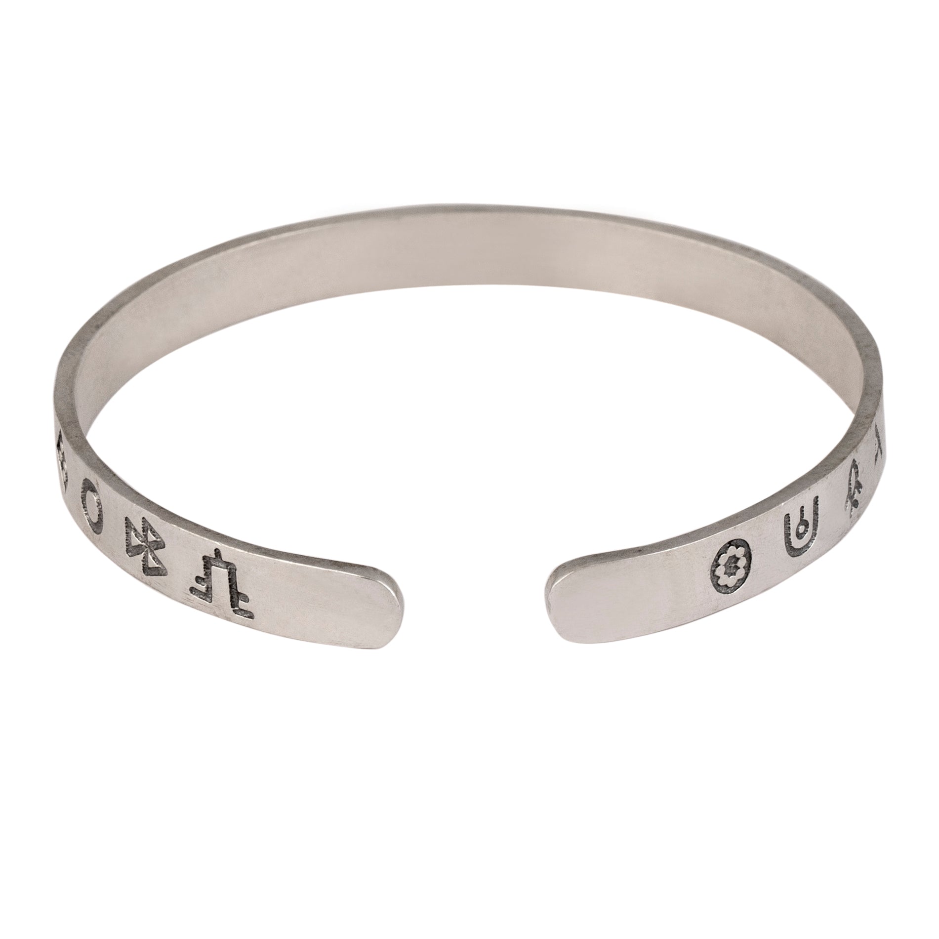 harappa script silver bracelet by moha