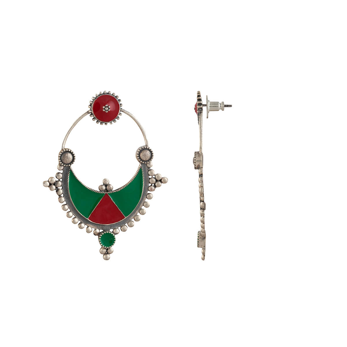 kharwa silver earrings by moha
