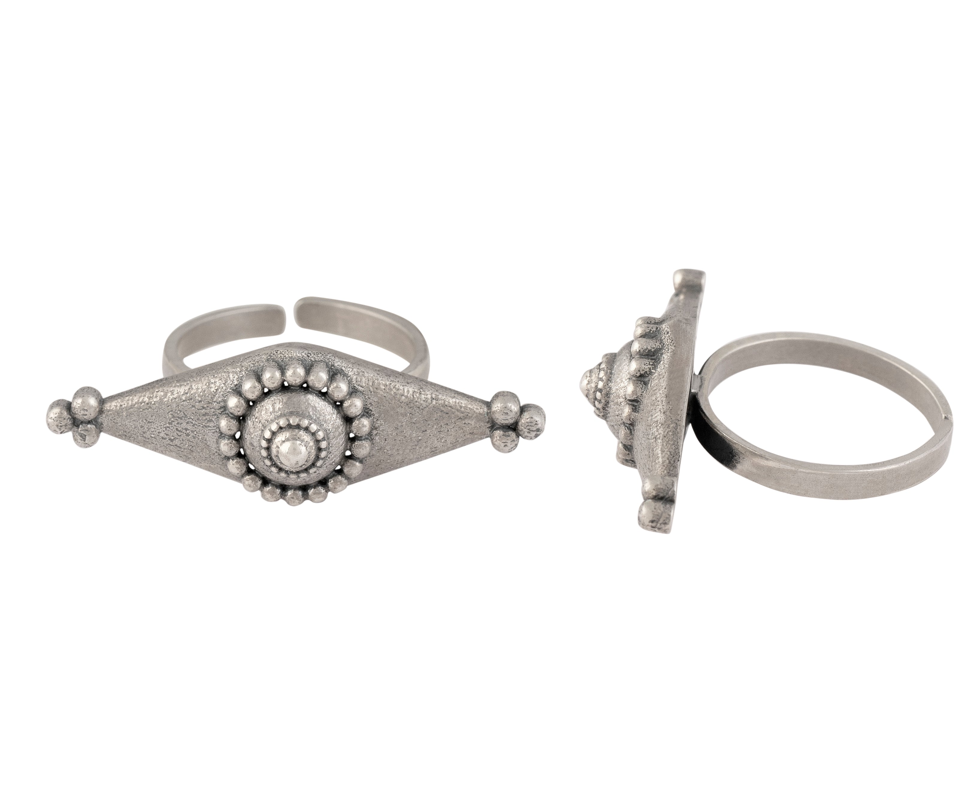 kona silver toe rings by moha