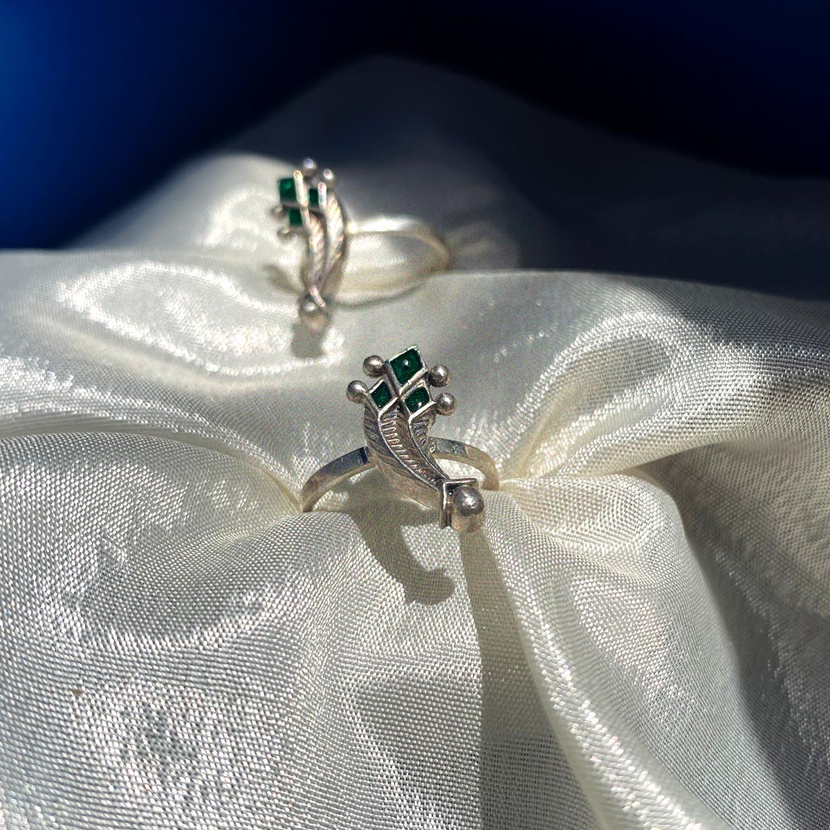 machli silver toe rings by moha