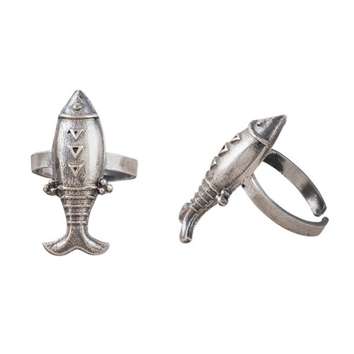 mahir silver toe rings by moha
