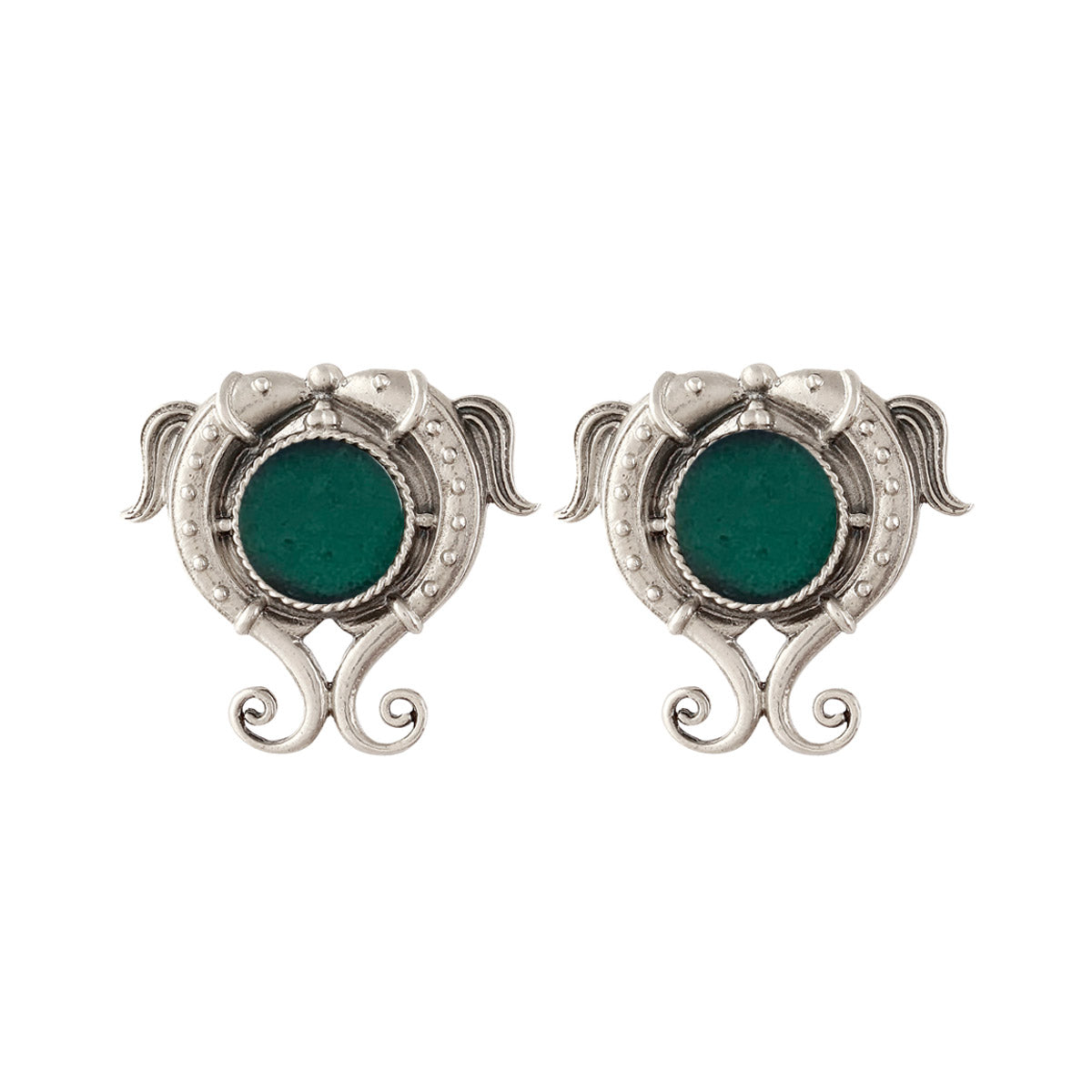 matsya silver earrings by moha
