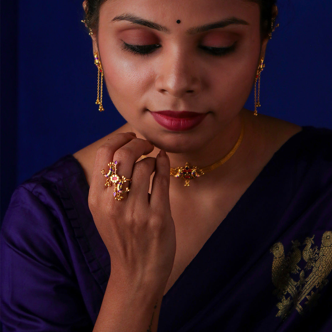 pakhi silver finger ring by moha